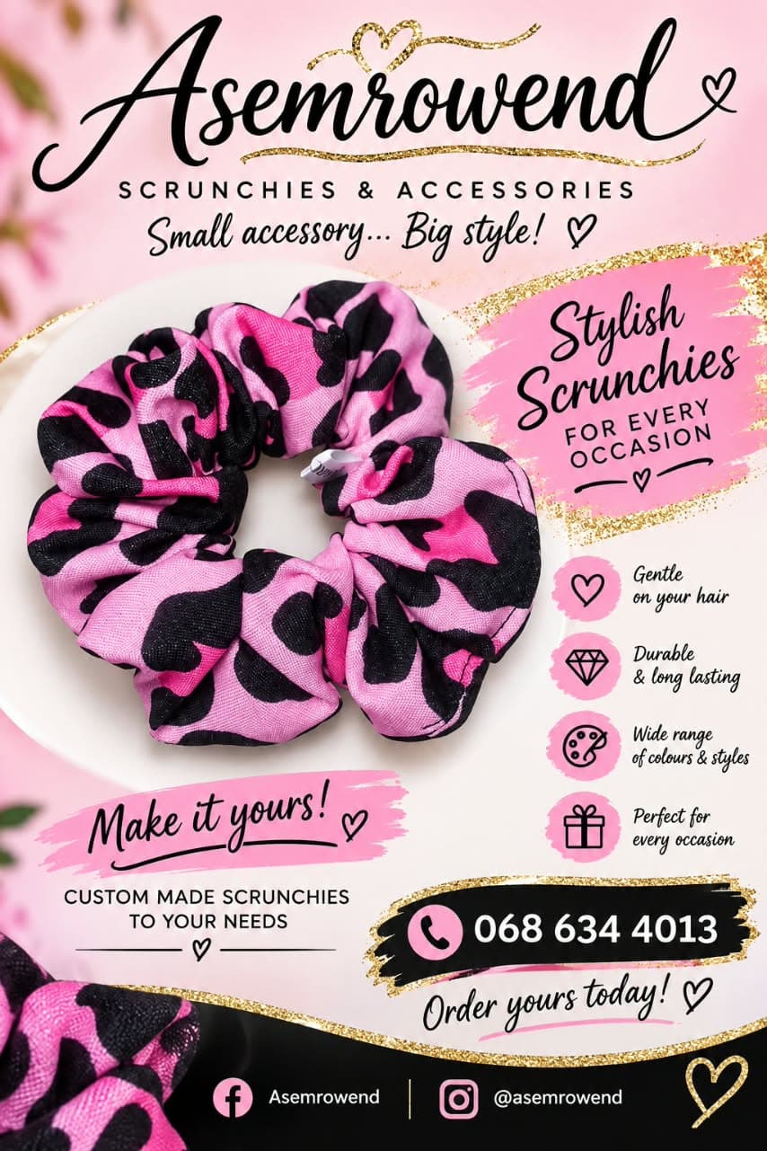 Bright pink leopard print