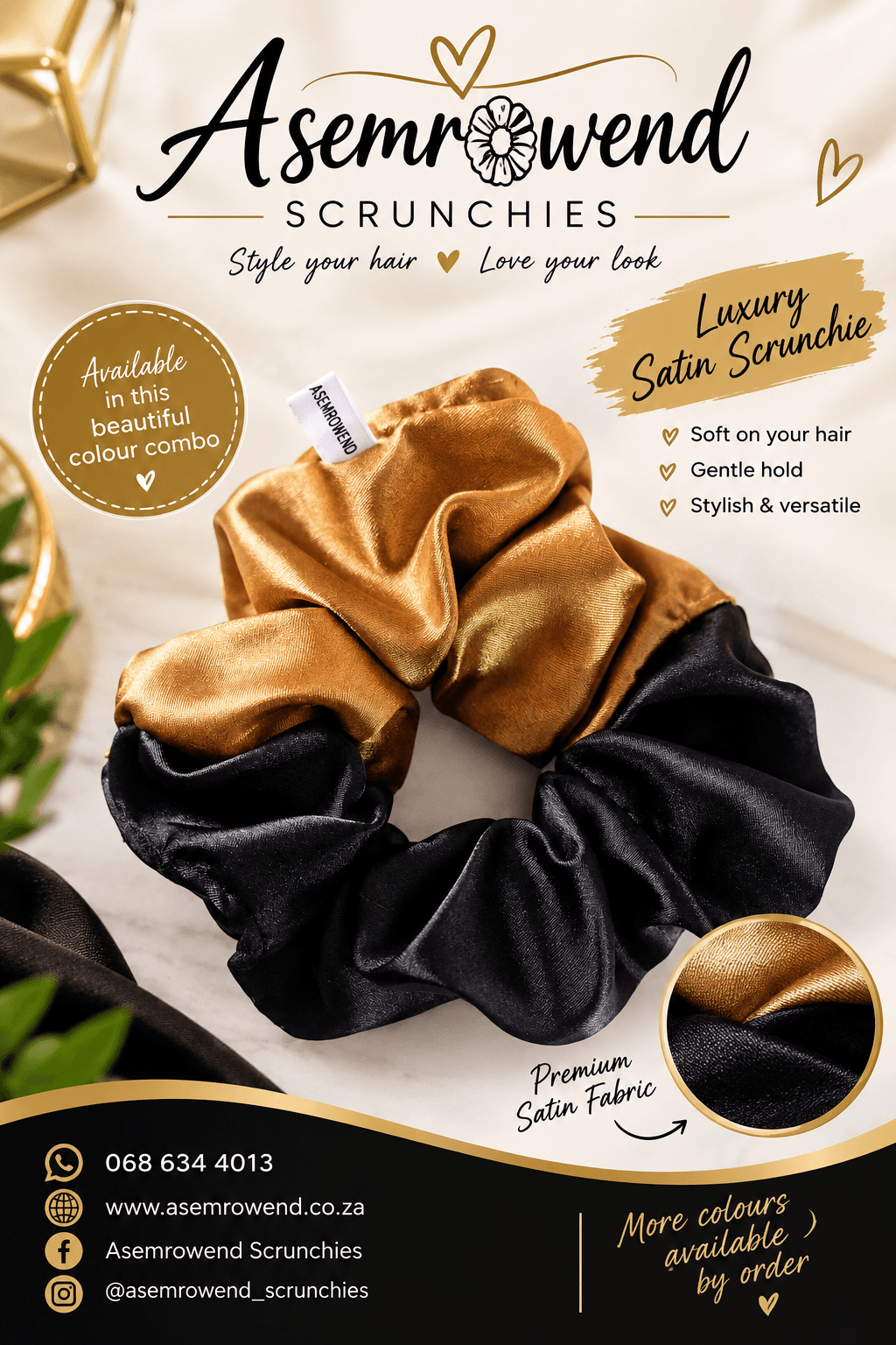 Gold and black duo