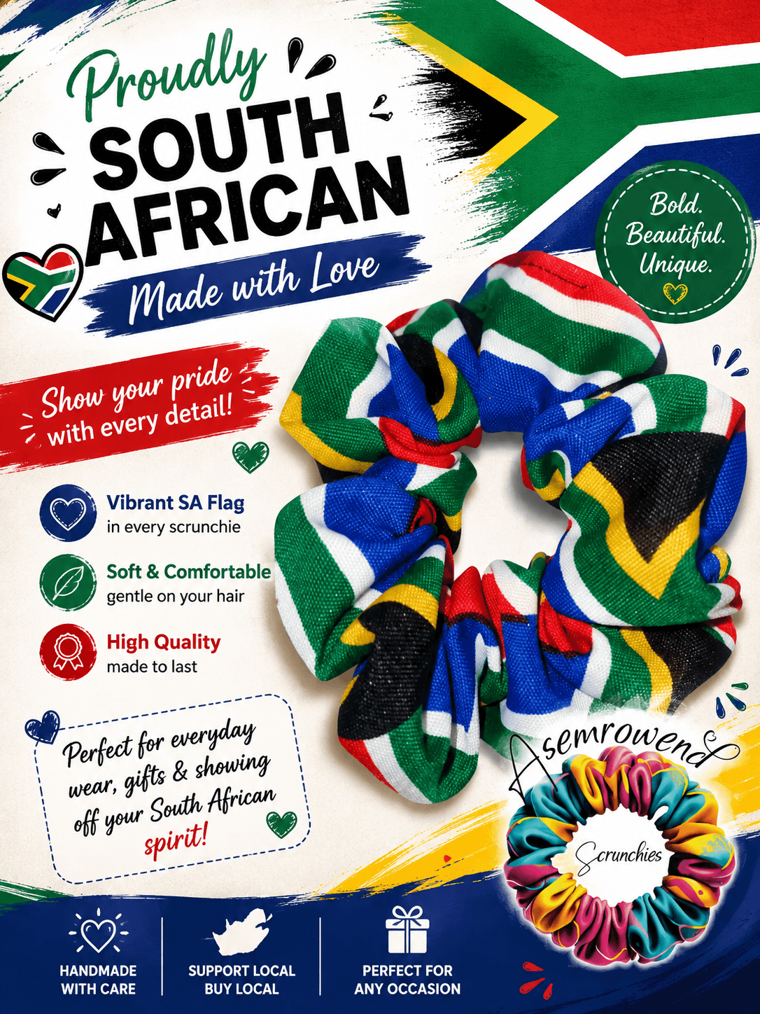 Proudly South African flag